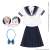 AZO2 Kina Kazuharu School Uniform Collection [Private Kazuharu Senior High School Summer Sailor Uniform Set] (White x Navy) (Fashion Doll) Other picture1