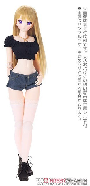 AZO2 Denim Hot Pants (Indigo) (Fashion Doll) Other picture1