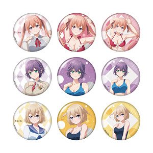 カッコウの許嫁 描き下ろしイラスト トレーディングBIG缶バッジ (9個セット) (キャラクターグッズ)