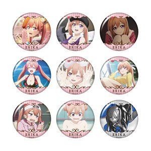 カッコウの許嫁 ピックアップキャラトレーディング缶バッジ 天野エリカ (9個セット) (キャラクターグッズ)