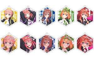 映画 五等分の花嫁 アクリルキーホルダーコレクション 応援団ver (10個セット) (キャラクターグッズ)