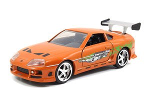 F&F ブライアン トヨタ スープラ オレンジ (ミニカー)