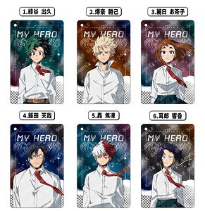 My Hero Academia Visual Card Key Ring Collection (Set of 6) (Anime Toy)