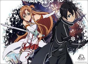 Bushiroad Rubber Mat Collection V2 Vol.845 Sword Art Online 10th Anniversary [Asuna & Kirito] Part.2 (Card Supplies)