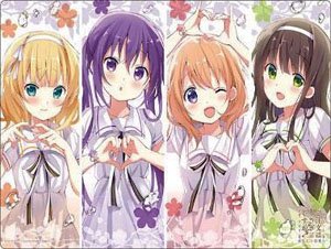 Bushiroad Rubber Mat Collection V2 Vol.848 Is the Order a Rabbit? Bloom [Cocoa & Rize & Chiya & Syaro] (Card Supplies)