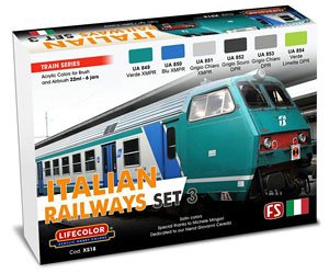 イタリア鉄道カラーセット3 (塗料)