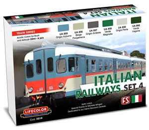 イタリア鉄道カラーセット4 (塗料)