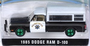 1985 Dodge Ram D-100 - California Highway Patrol (チェイスカー) (ミニカー)