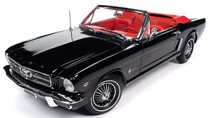 1964 フォード マスタング コンバーチブル レイブンブラック (ミニカー)