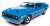 1972 Ford Mustang Mach 1 Grabber Blue (Diecast Car) Item picture1