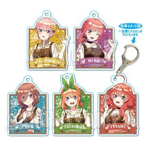 トレーディングアクリルキーホルダー 映画 五等分の花嫁 カントリーver. (5個セット) (キャラクターグッズ)