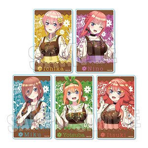トレーディングアクリルカード 映画 五等分の花嫁 カントリーver. (5個セット) (キャラクターグッズ)