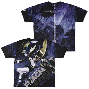ブラック★ロックシューター FRAGMENT 両面フルグラフィックTシャツ M (キャラクターグッズ)