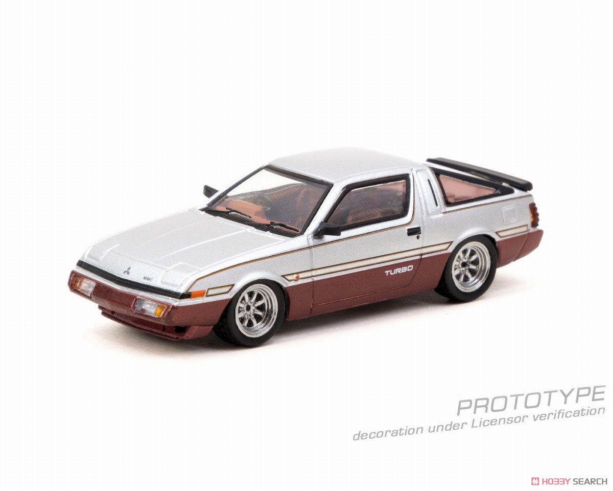 Mitsubishi Starion Silver / Dark Red (ミニカー) 商品画像1