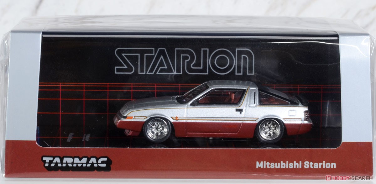 Mitsubishi Starion Silver / Dark Red (ミニカー) パッケージ1
