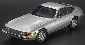 フェラーリ 365 デイトナ GTB 4 シルバー (ミニカー)