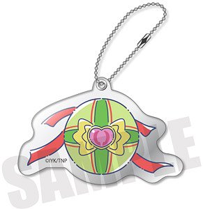 [Tokyo Mew Mew New] Retro Pop Acrylic Miror Slide Key Ring D Mew Lettuce (Anime Toy)