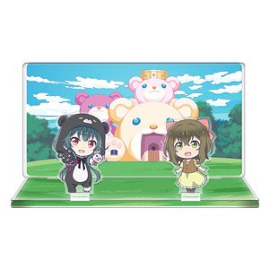 Kuma Kuma Kuma Bear Punch! Acrylic Diorama [Yuna & Fina] (Anime Toy)