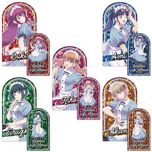 TVアニメ「女神のカフェテラス」 プリズムビジュアルコレクション (5個セット) (キャラクターグッズ)