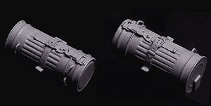 WWII ドイツ ガスマスクケース 車両マウント付き (2個入) (プラモデル)