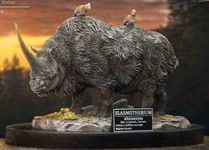 Star Ace Toys Elasmotherium (Black Ver.) Polyresin Statue (Completed)