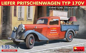 Liefer Pritschenwagen Typ 170V. Furniture Transport Car (Plastic model)