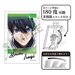 ブルーロック フォトジェニ缶バッジ 潔世一 グリッド (キャラクターグッズ)