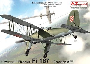 フィゼラー Fi167 `クロアチア空軍` (プラモデル)