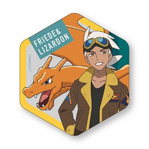 Pokemon Honey-Comb Acrylic Magnet Big (Friede & Charizard) (Anime Toy)