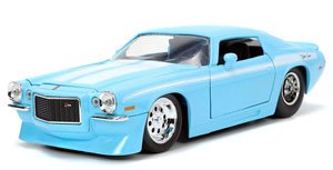 1971 シェビー カマロ Z28 ライトブルー (ミニカー)