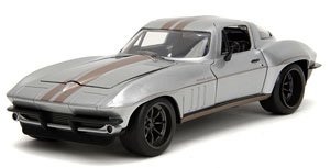 1966 シェビー コルベット メタリックシルバー (ミニカー)