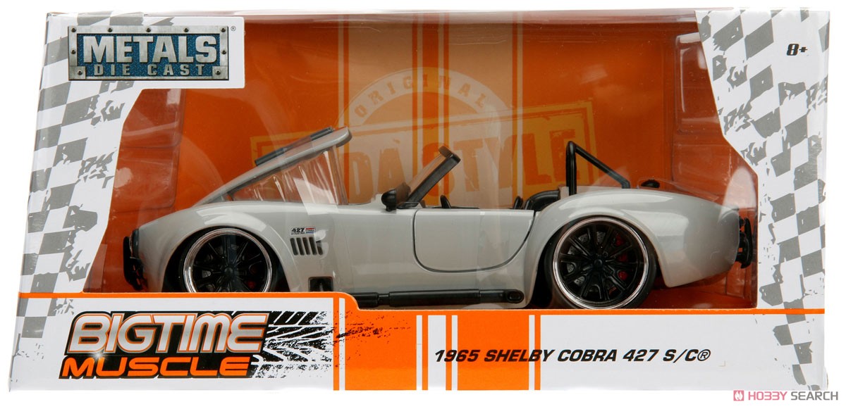 1965 Shelby Cobra 427 S / C Gray (Diecast Car) Package1