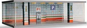 Assembly Type Diorama Car Parking P1 Red Floor (Case, Cover)
