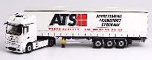 メルセデスアクトロス 2 トートライナー ats トランスポート (ミニカー)