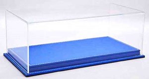 Mulhouse Raised Leather Base(Thick / Blue)&Acrylic Case (Case, Cover)