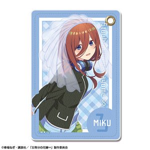The Quintessential Quintuplets 3 Leather Pass Case Design 06 (Miku Nakano/B) (Anime Toy)