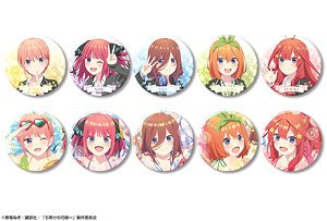 五等分の花嫁∽ 10個入りトレーディング缶バッジ (10個セット) (キャラクターグッズ)
