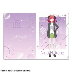 五等分の花嫁∽ クリアファイル デザイン07 (中野二乃/B) (キャラクターグッズ)