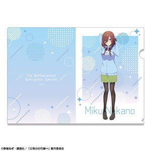 五等分の花嫁∽ クリアファイル デザイン08 (中野三玖/B) (キャラクターグッズ)