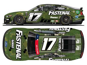 `クリス・ブッシャー` #17 FASTENAL PATRIOTIC フォード マスタング NASCAR 2023 (ミニカー)