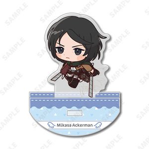 進撃の巨人 ゆらつんアクリルスタンド［でこぱちっ！］2.ミカサ・アッカーマン (キャラクターグッズ)