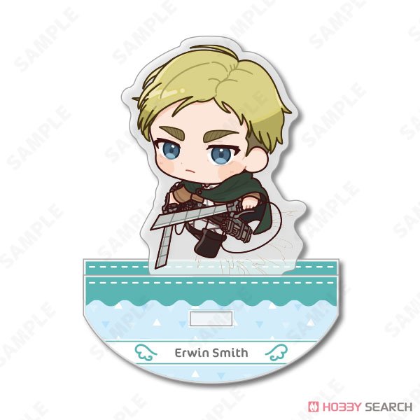 Attack on Titan Yuratsun Acrylic Stand [Dekopachi!] 8. Erwin Smith (Anime Toy) Item picture1