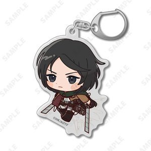 進撃の巨人 アクリルキーホルダー［でこぱちっ！］2.ミカサ・アッカーマン (キャラクターグッズ)