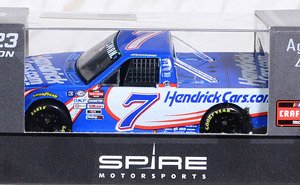 `カイル・ラーソン` #7 HENDRICKCARS.COM シボレー シルバラード NASCAR クラフツマン・トラックシリーズ 2023 TYSON 250 ウィナー (ミニカー)