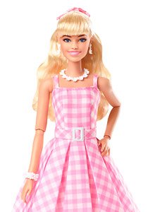 Barbie the Movie Collectible Doll, Margot Robbie As Barbie In Pink Gingham Dress (Character Toy)