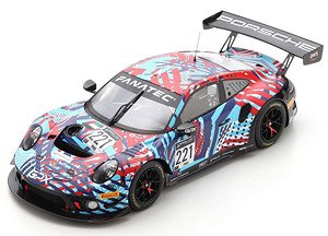 Porsche 911 GT3 R No.221 GPX Martini Racing Spa Test Days 2022 R. Lietz - M. Christensen - K. Estre (Diecast Car)