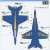USN F/A-18C Hornet Blue Angels (Plastic model) Color3