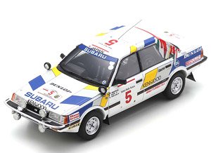 Subaru Leone 4WD RX Turbo No.5 6th Rally Safari 1986 M.Krikland - R.Nixon (ミニカー)