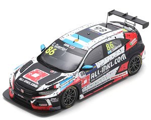 Honda Civic Type R TCR No.86 ALL-INKL.DE Munnich Motorsport Winner Race 1 WTCR 2020 Aragon II (ミニカー)