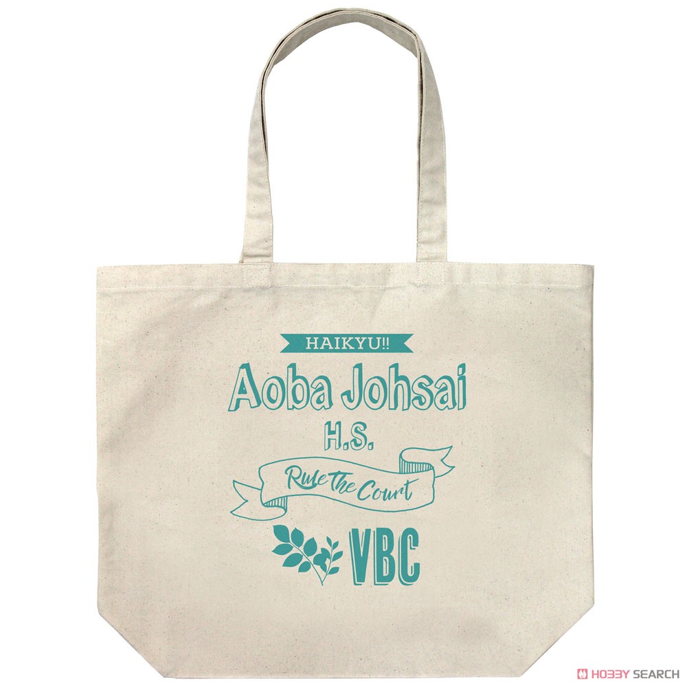 Haikyu!! Aoba Johsai High School Volleyball Club Large Tote Natural (Anime Toy) Item picture1